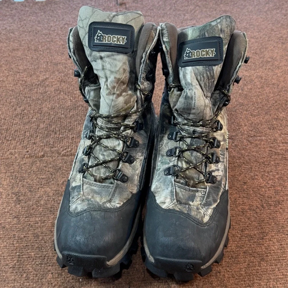 C+ Rocky Lynx 7362 Mens Hunting Boots Camo GORE-TEX 800g Thinsulate 10.5 W Wide